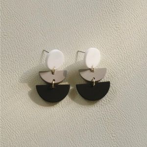 Geometric Drop Earrings NWT